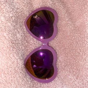 Pink heart sunglasses
